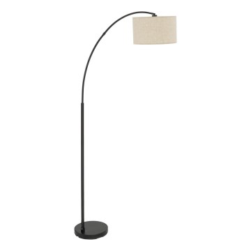 Lampada da terra ZENITH 1xE27/15W/230V nero/beige