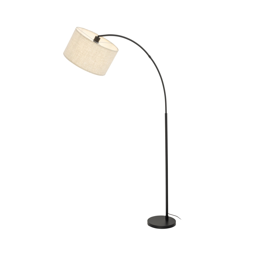 Lampada da terra ZENITH 1xE27/15W/230V nero/beige