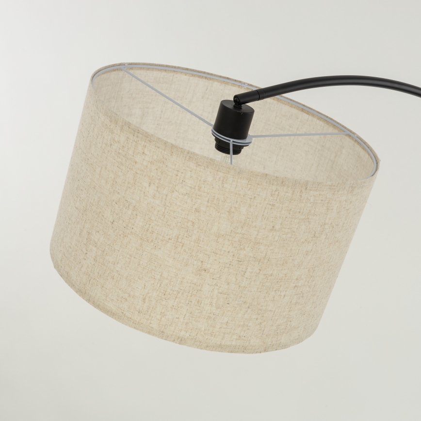 Lampada da terra ZENITH 1xE27/15W/230V nero/beige