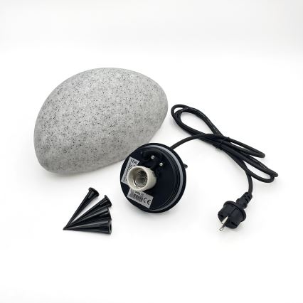 Lampada decorativa da esterno LUMISTONE 1xE27/15W/230V IP65 Ø 26,5 cm