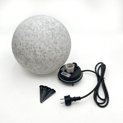 Lampada decorativa da esterno LUMISTONE 1xE27/15W/230V IP65 Ø 28 cm