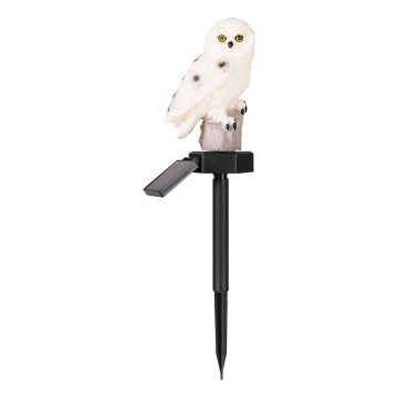 Lampada decorativa solare a LED con sensore 6xLED/1,2V 3000K 40 cm 600 mAh IP44 a forma di gufo
