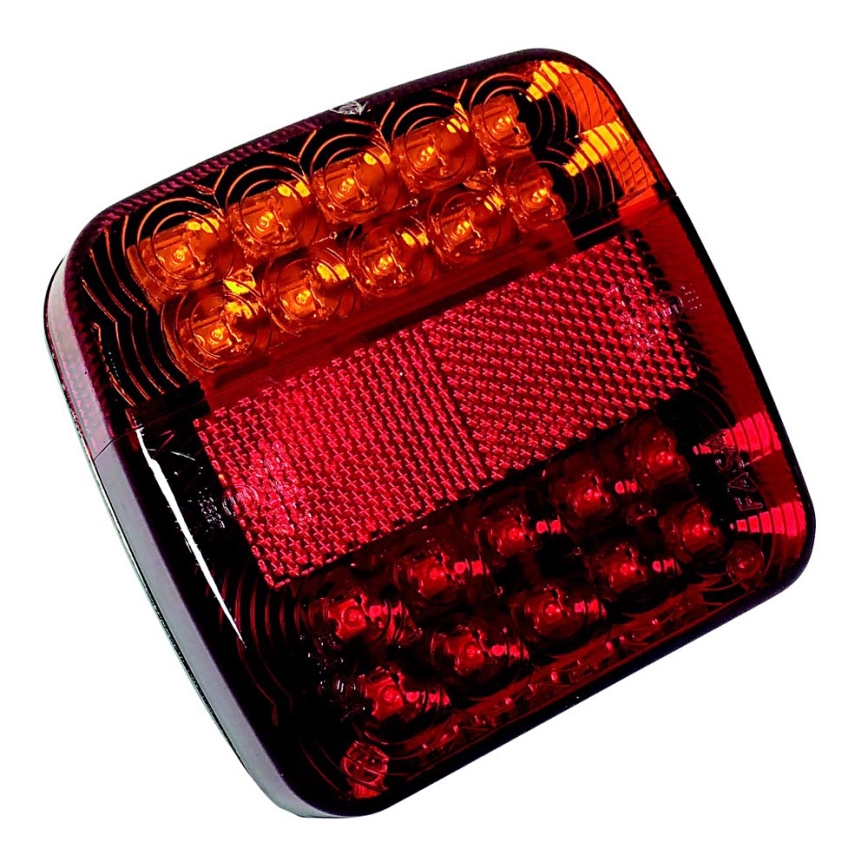 Lampada di posizione LED MULTI LED/1,5W/12V IP67 rosso/arancione