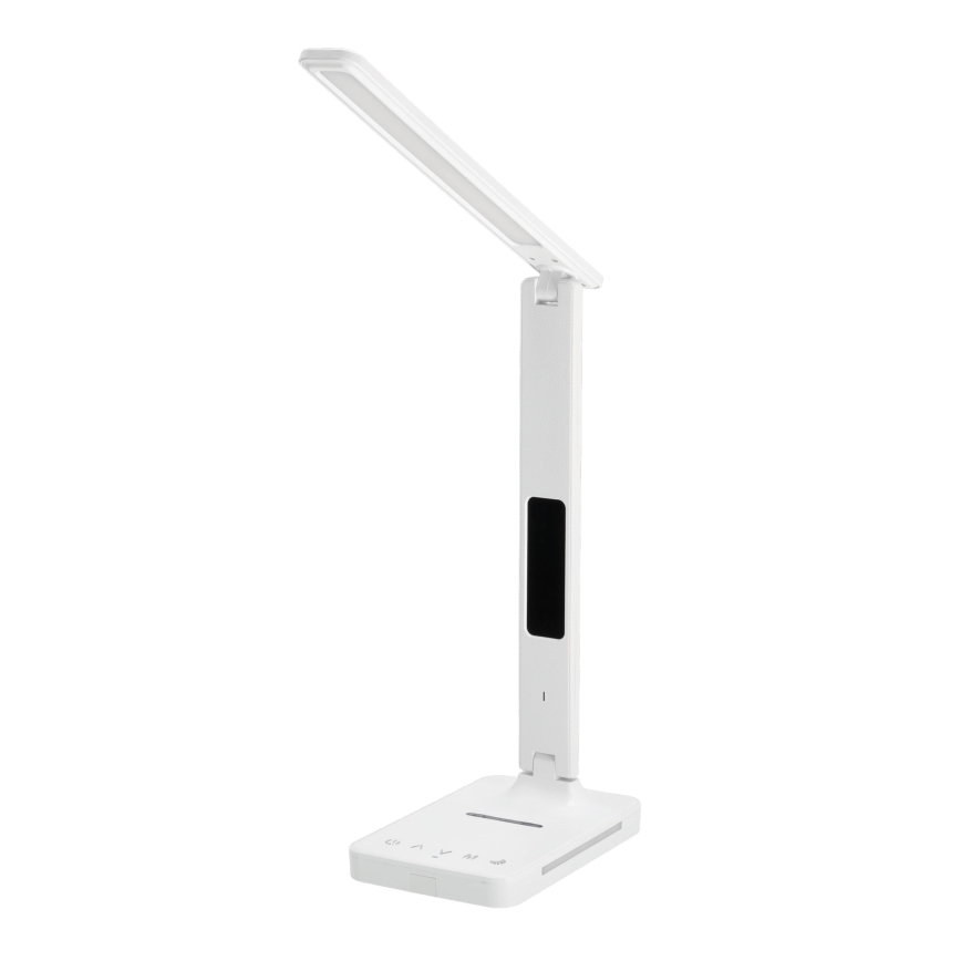 Lampada da tavolo LED dimmerabile con ricarica wireless	 QI, display e Porta USB LED/7W/230V 3000-6000K bianco