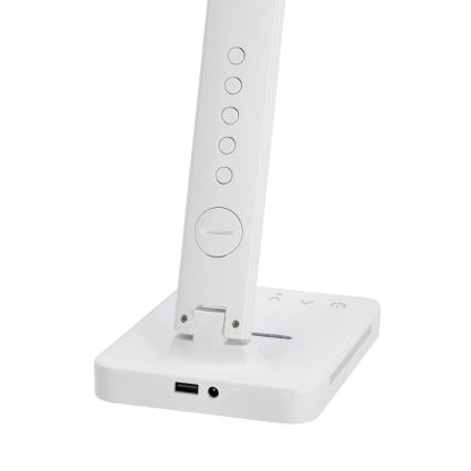 Lampada da tavolo LED dimmerabile con ricarica wireless	 QI, display e Porta USB LED/7W/230V 3000-6000K bianco