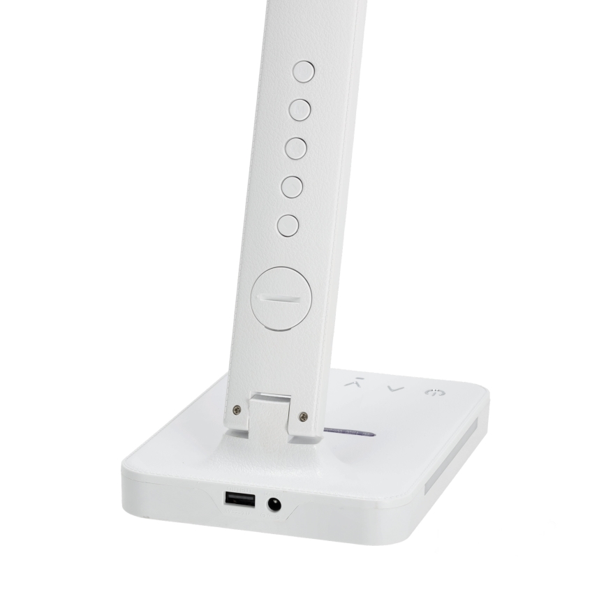 Lampada da tavolo LED dimmerabile con ricarica wireless	 QI, display e Porta USB LED/7W/230V 3000-6000K bianco