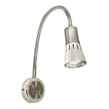 Lampada flessibile ARENA 1xE14/40W/230V cromo opaco