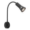 Lampada flessibile ARENA 1xE14/40W/230V nero