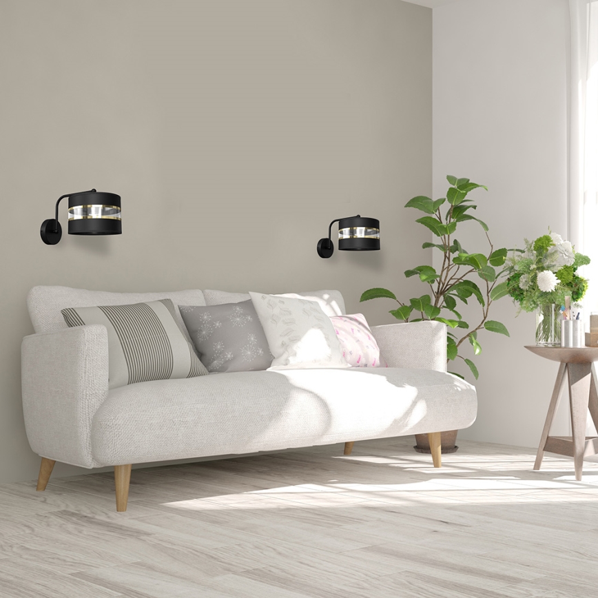 Lampada flessibile ULTIMO 1xE27/60W/230V nero