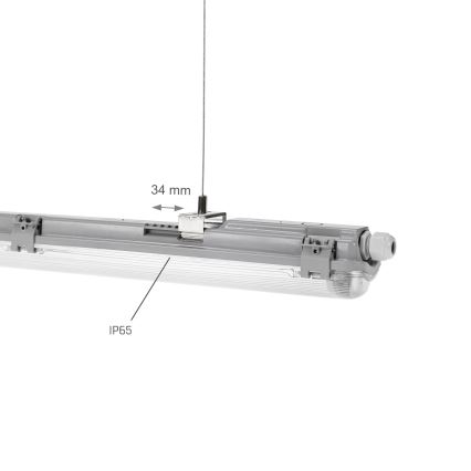 Lampada fluorescente pesante LIMEA T8 1xG13/20W/230V IP65 120cm