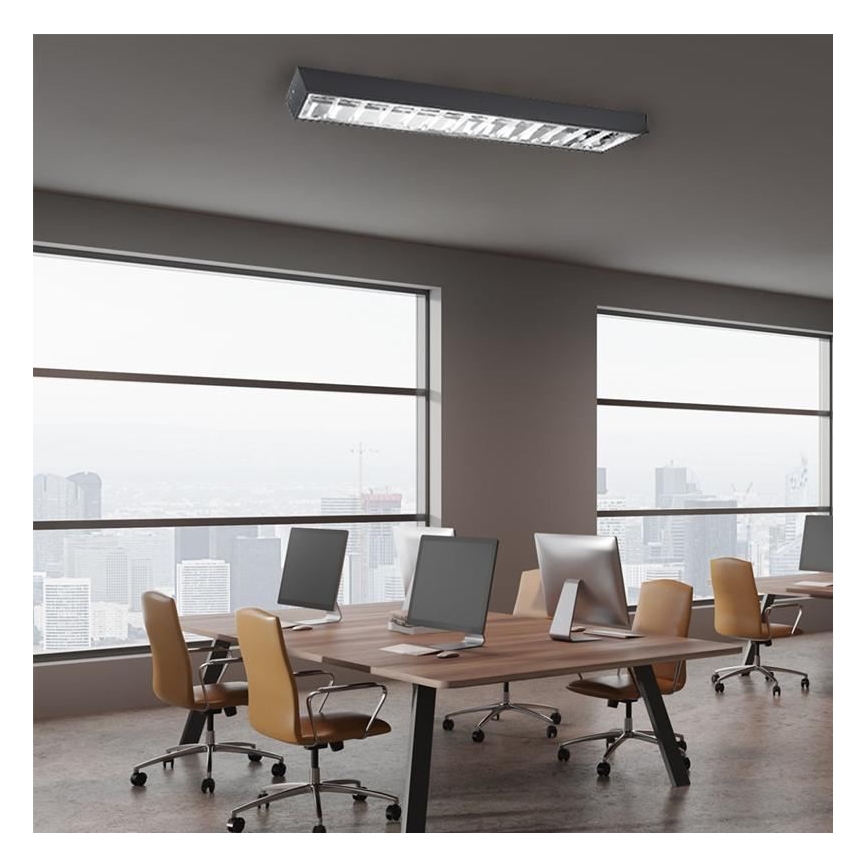 Lampada fluorescente T8 2xG13/18W/230V 120 cm nero