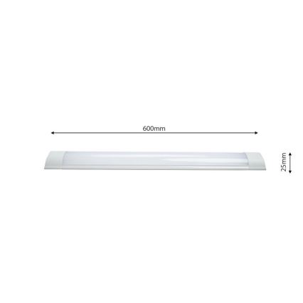 Lampada fluorescente tecnica LED BATTEN LED/18W/185-277V