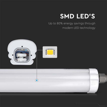 Lampada fluorescente tecnica LED G-SERIES LED/18W/230V 4000K IP65 60 cm