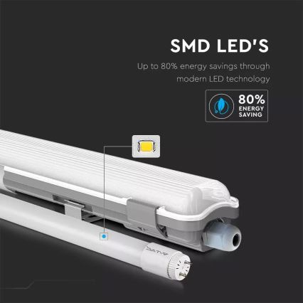 Lampada fluorescente tecnica LED LED/22W/230V 6400K 150cm IP65