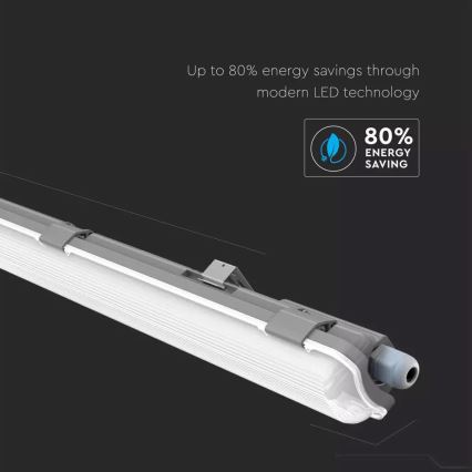 Lampada fluorescente tecnica LED T8 1xG13/18W/230V 4000K 120cm IP65
