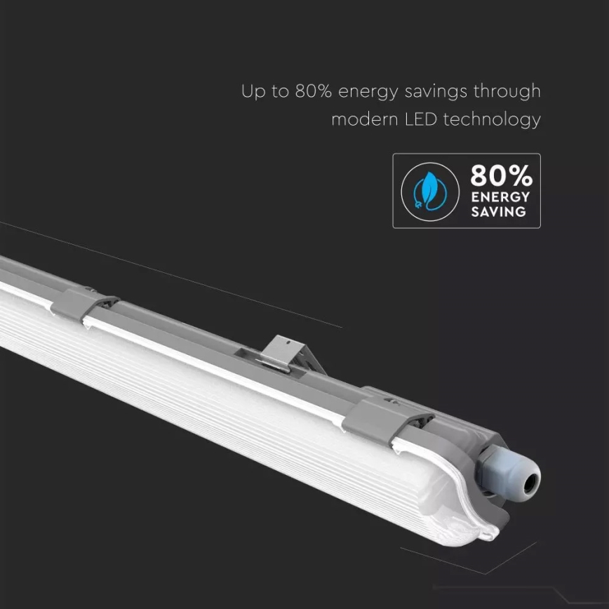 Lampada fluorescente tecnica LED T8 1xG13/18W/230V 4000K 120cm IP65