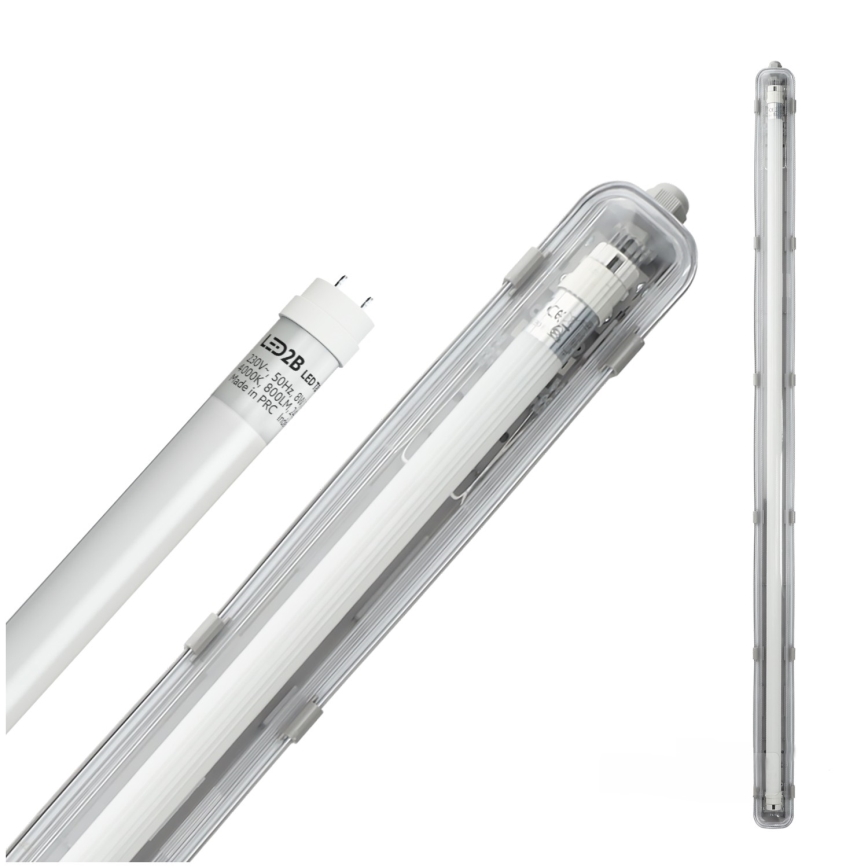 Lampada fluorescente tecnica LED T8 1xG13/18W/230V 4000K IP65 128 cm