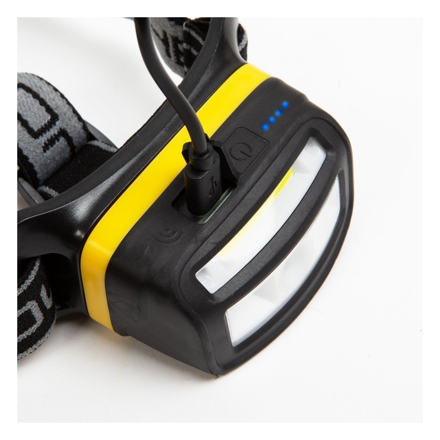 Lampada frontale a LED con sensore LED/13W/Li-ion 1500mAh IP65
