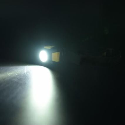 Lampada frontale LED 2xLED/5W/3xAAA + LED/3W