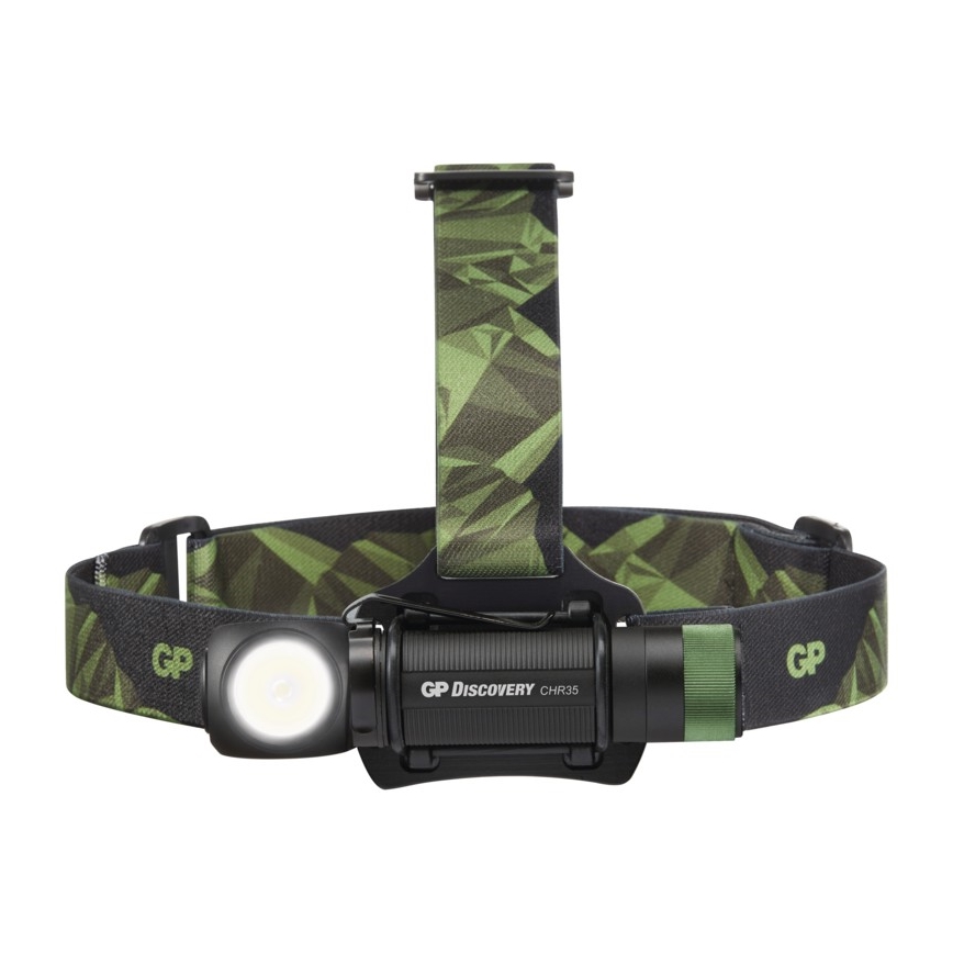Lampada frontale LED GP DISCOVERY CHR35 LED/3,7V/2600mAh