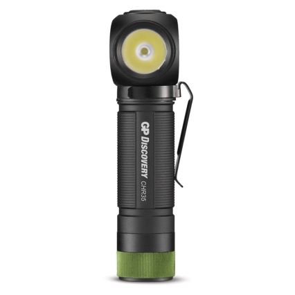 Lampada frontale LED GP DISCOVERY CHR35 LED/3,7V/2600mAh