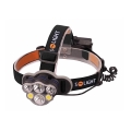Lampada frontale LED ricaricabile LED/USB 2200mAh IP44