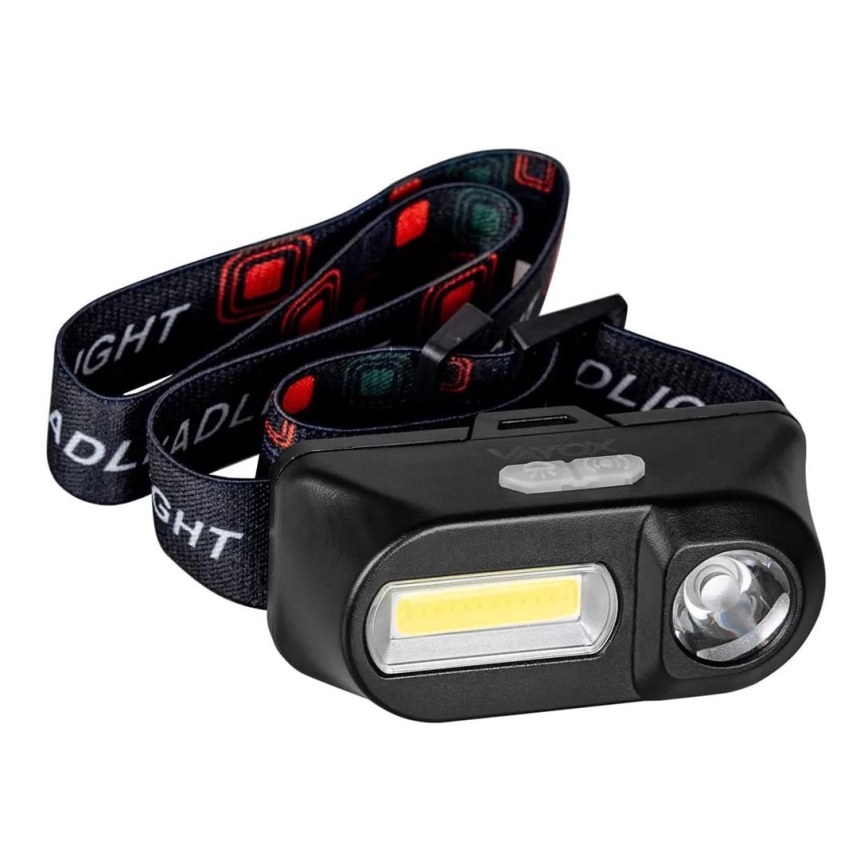 Lampada frontale ricaricabile dimmerabile 2xLED/5V IP44 210 shiny 2000 mAh