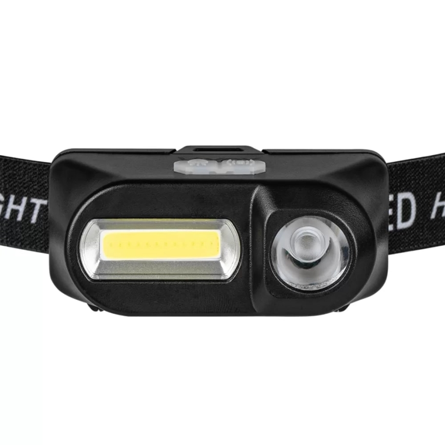 Lampada frontale ricaricabile dimmerabile 2xLED/5V IP44 210 shiny 2000 mAh