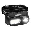Lampada frontale ricaricabile dimmerabile a LED 2xLED/5V IPX4 250 lm 2000 mAh