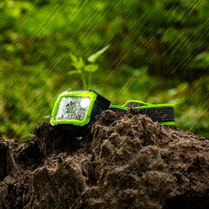 Lampada frontale ricaricabile dimmerabile a LED con sensore 10W/5V IP66 750 lm 1500 mAh