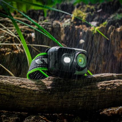 Lampada frontale ricaricabile LED dimmerabile LED/10W/5V/3xAAA IP66 800 lm 1000 mAh