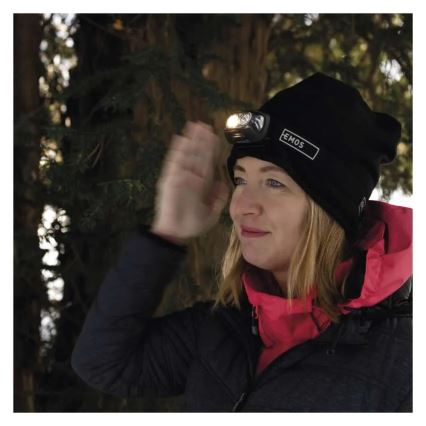 Lampada frontale ricaricabile LED/USB 1200 mAh