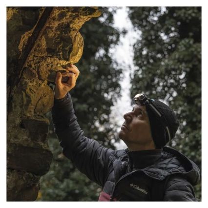 Lampada frontale ricaricabile LED/USB 1200 mAh