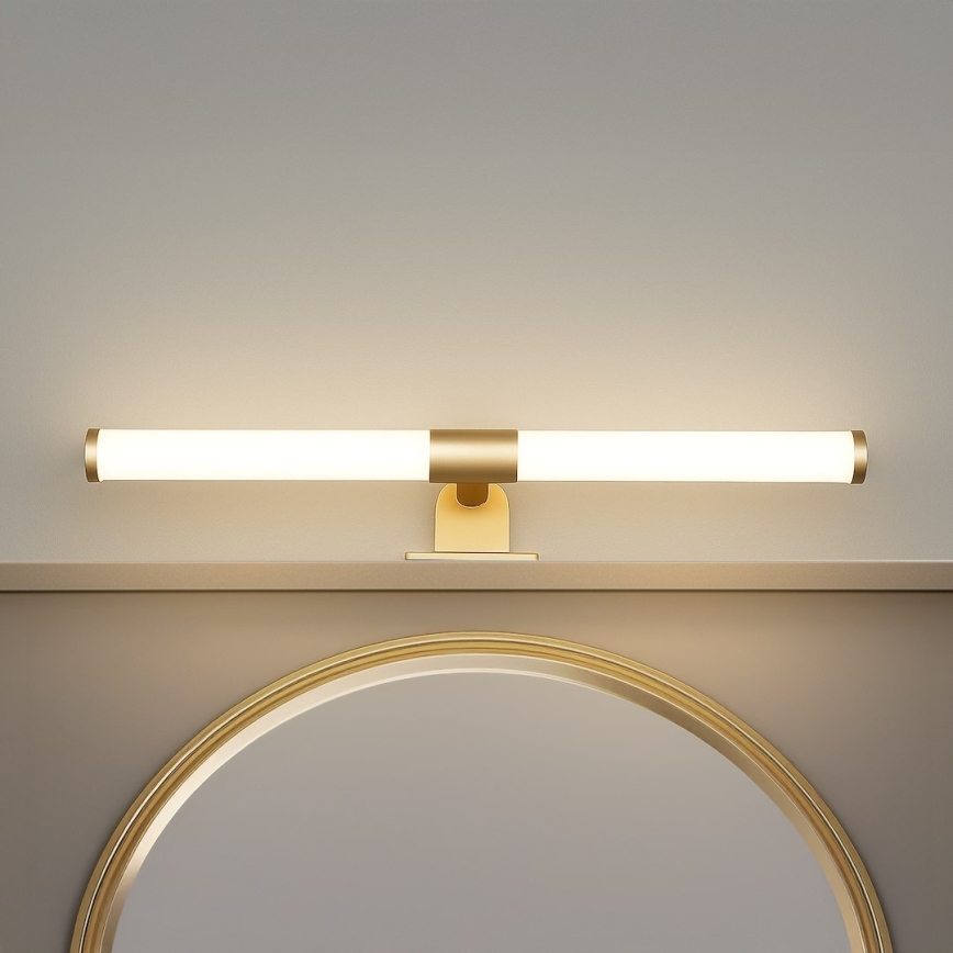 Lampada LED 2 in 1 per specchio da bagno APA LED/6W/230V 40 cm IP44 dorata