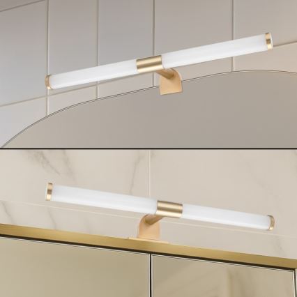 Lampada LED 2 in 1 per specchio da bagno APA LED/6W/230V 40 cm IP44 dorata