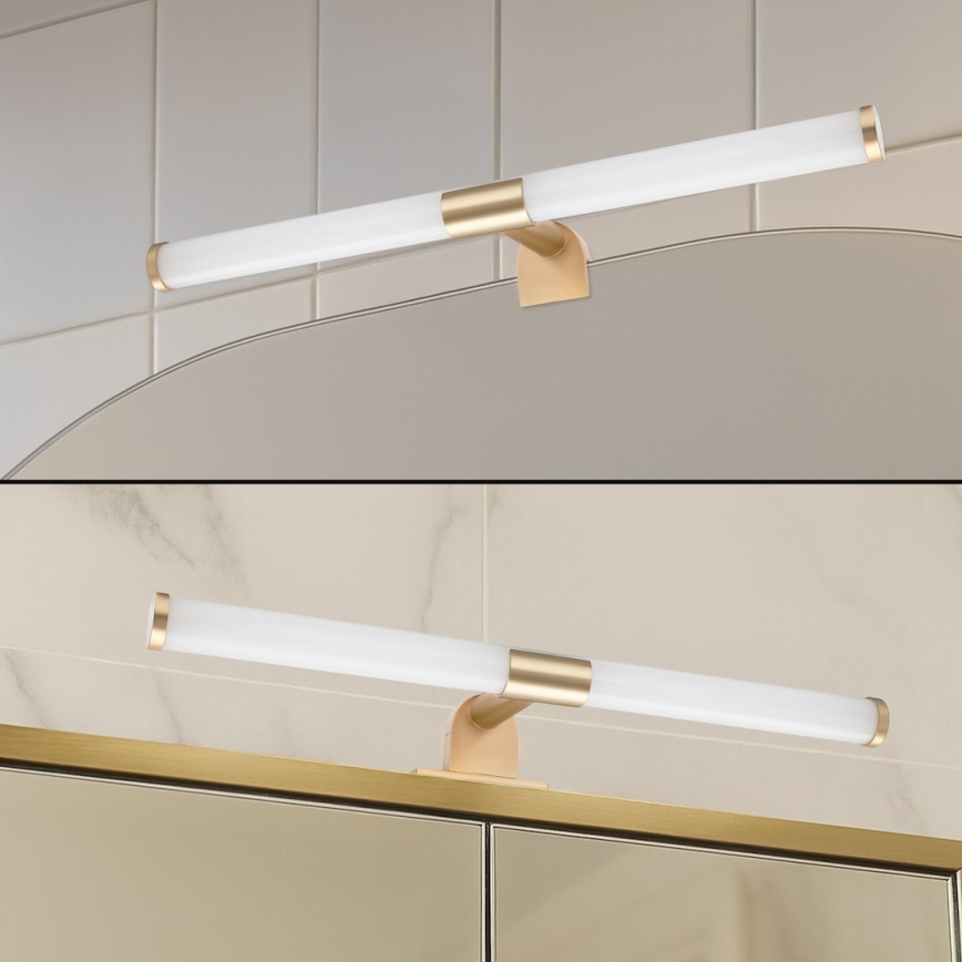 Lampada LED 2 in 1 per specchio da bagno APA LED/6W/230V 40 cm IP44 dorata