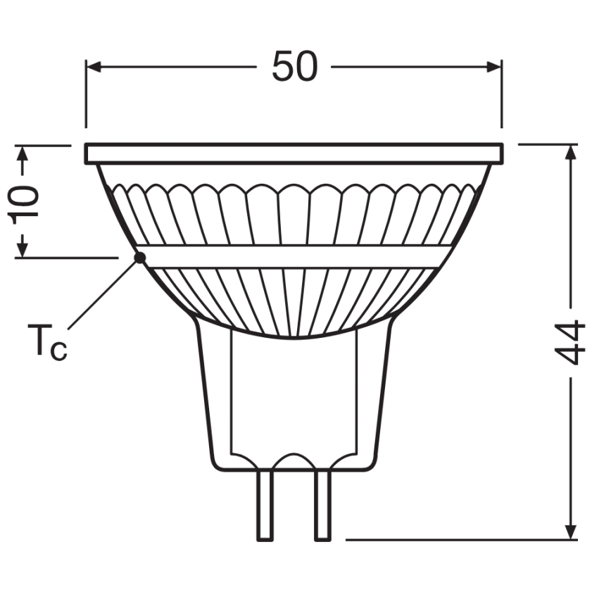 LED Lampadina a riflettore dimmerabile MR16 GU5,3/6,6W/12V 3000K 36° CRI 97 - Ledvance