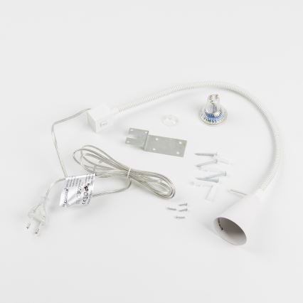Lampada LED con clip 1xGU10/4,7W/230V bianca