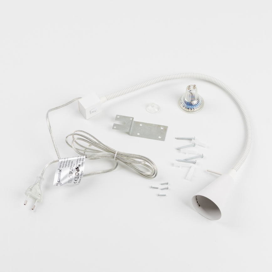Lampada LED con clip 1xGU10/4,7W/230V bianca
