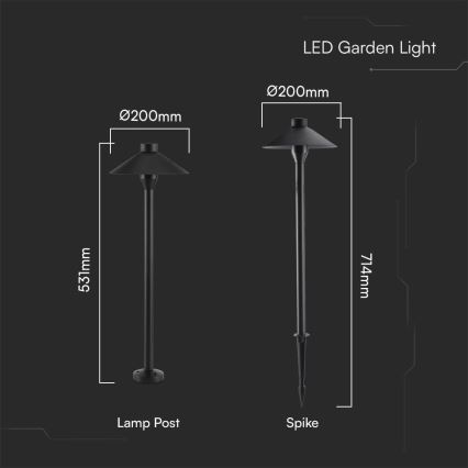 Lampada LED da esterno 2in1 LED/7W/230V IP65 3000K