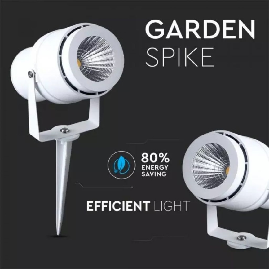 Lampada LED da esterno LED/12W/100-240V IP65 bianco - vetro verde