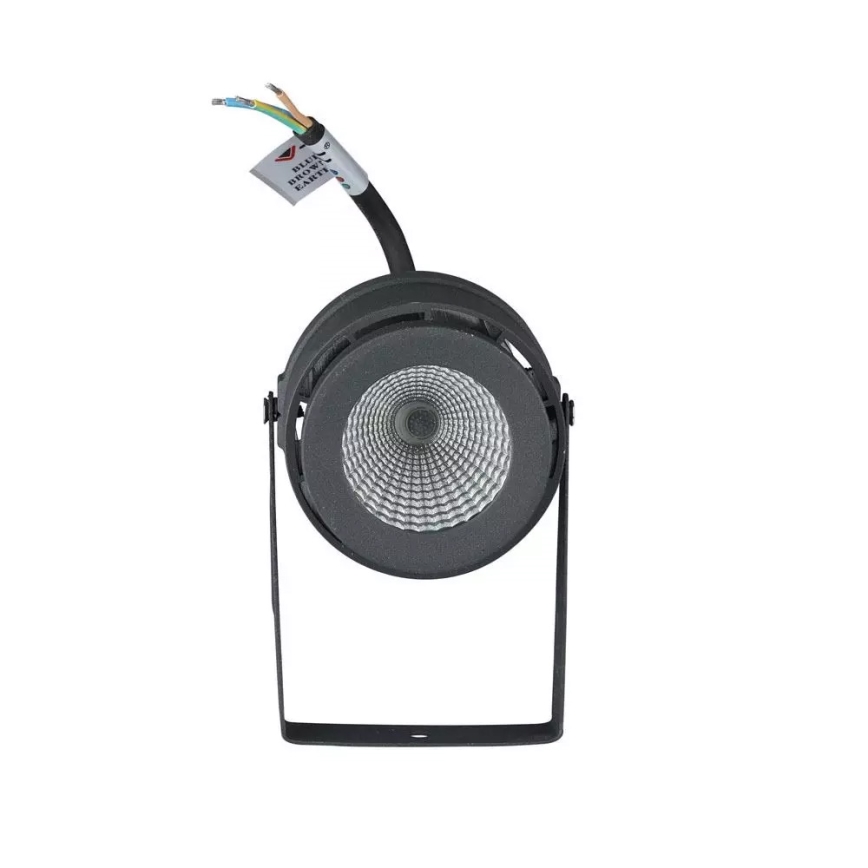 Lampada LED da esterno LED/12W/100-240V IP65 grigio - vetro verde
