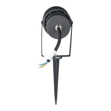 Lampada LED da esterno LED/12W/100-240V IP65 grigio - vetro verde