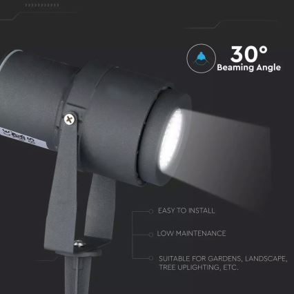 Lampada LED da esterno LED/12W/100-240V IP65 grigio - vetro verde
