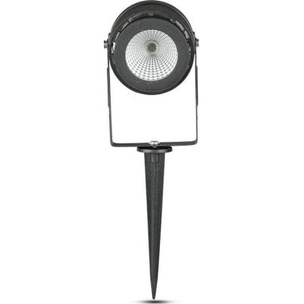 Lampada LED da esterno LED/12W/100-240V IP65 nero - vetro verde