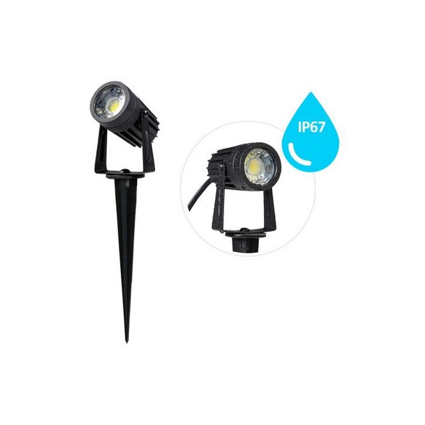 Lampada LED da esterno LED/3W/230V 2800K IP67 nero