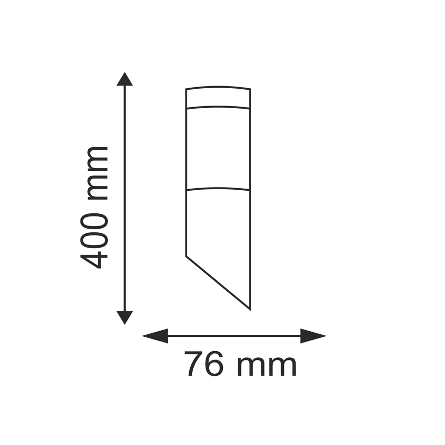 Lampada LED da esterno LIVIA 1xE27/7W/230V 4000K IP44