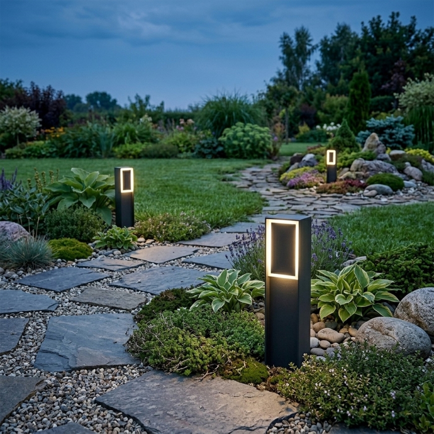 Lampada LED da esterno MODO LED/4,8W/230V 4000K IP44 30 cm nera