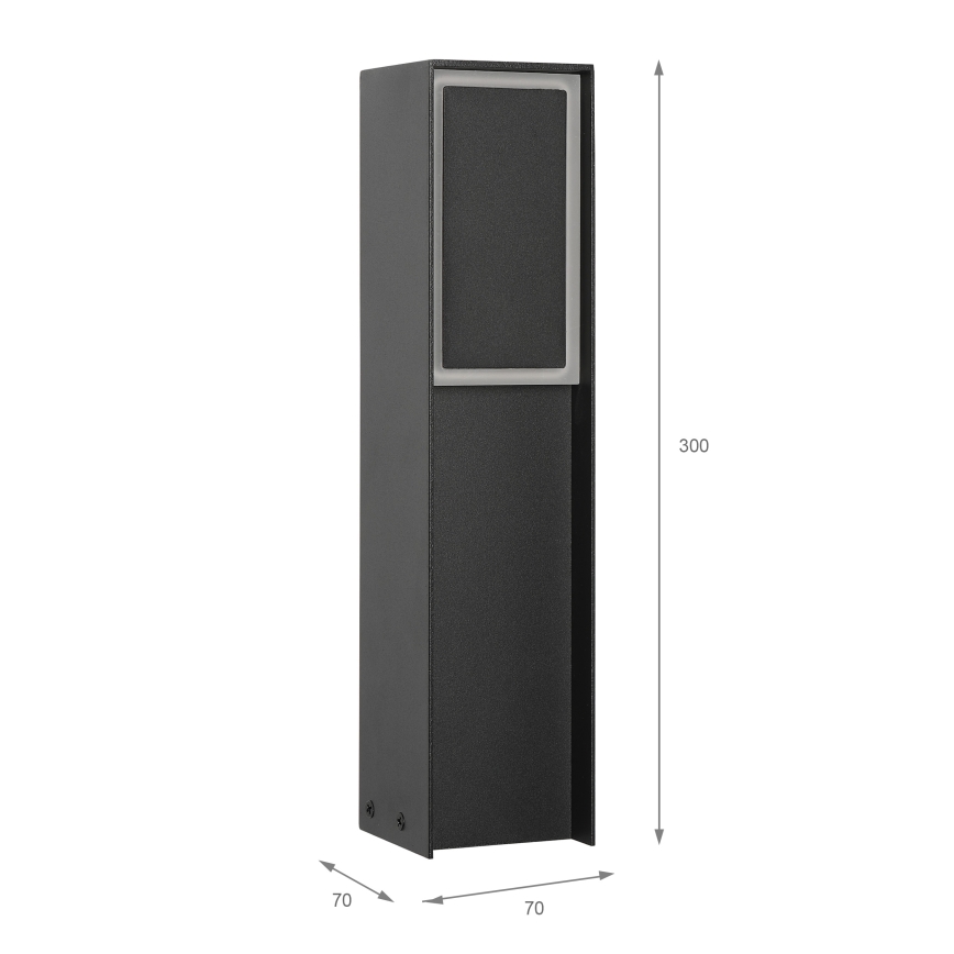 Lampada LED da esterno MODO LED/4,8W/230V 4000K IP44 30 cm nera