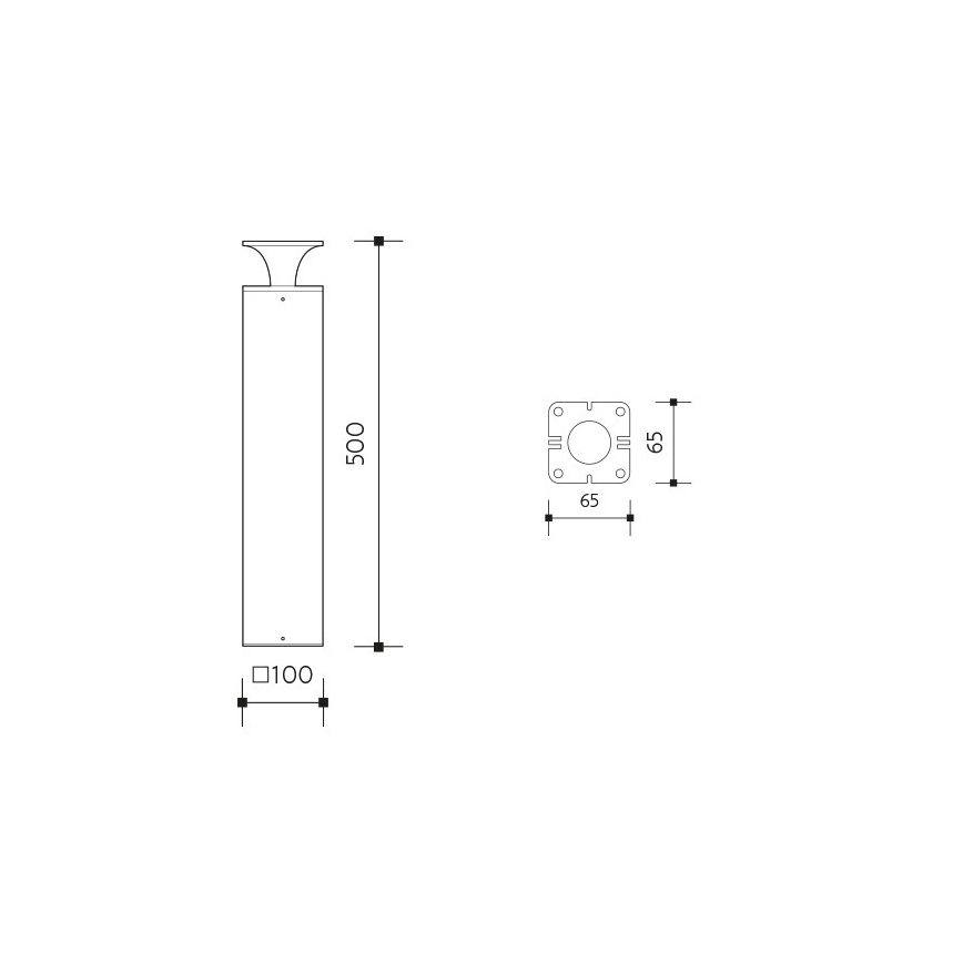 Lampada LED da esterno ORNELA LED/6W/230V 3000K IP54 antracite